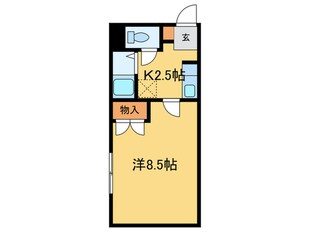 美園銀座パレスの物件間取画像